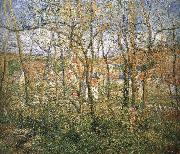 Camille Pissarro Woods oil on canvas